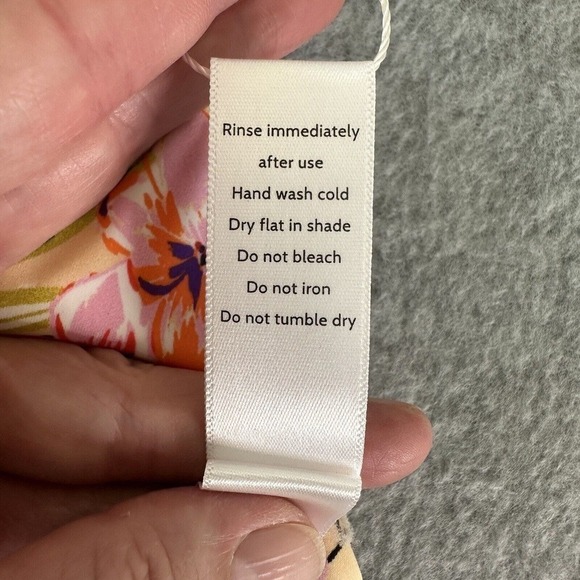 Andie Swimwear The Caicos Top Women Sz XL Triangle Bikini Limited Edition Print - Picture 9 of 13